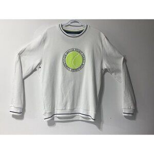 Zara Man Tennis Worldwide Competition Match Point Size XL Crewneck